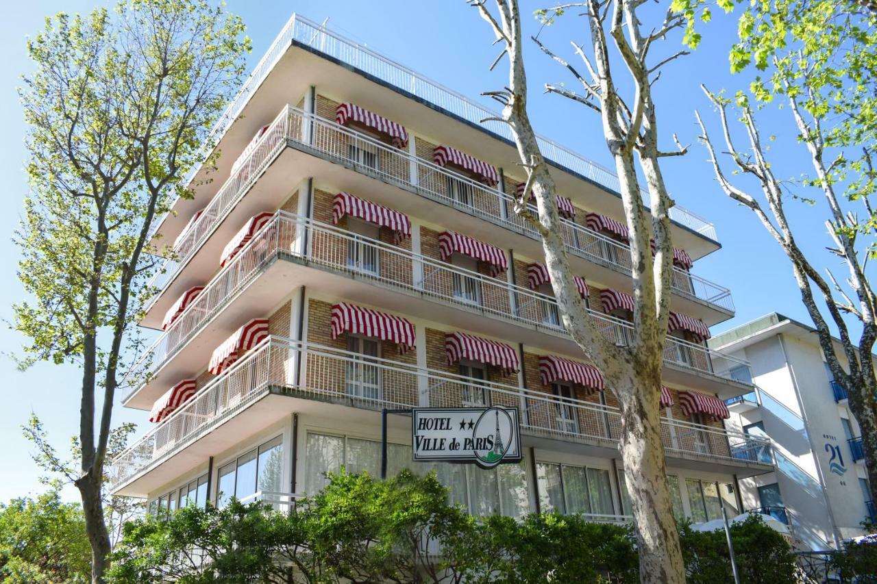 Hotel Ville De Paris Riccione Bagian luar foto